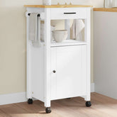Kitchen Trolley MONZA 18.9x15.7x34.8 Solid Wood Pine