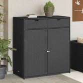 Garden Storage Cabinet Black