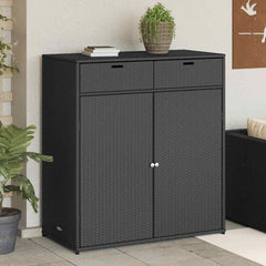 Garden Storage Cabinet Black