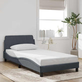 Bed Frame Dark Grey