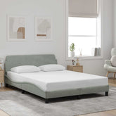 Bed Frame Light Grey