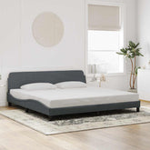 Bed Frame Dark Grey