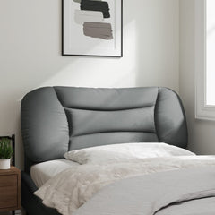 Headboard Cushion Light Grey 100% Polyester Standard Rectangular