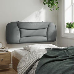 Headboard Cushion Light Grey 100% Polyester Standard Rectangular