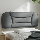 Headboard Cushion Light Grey 100% Polyester Standard Rectangular