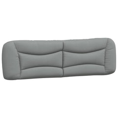 Headboard Cushion Light Grey Fabric (100% polyester)