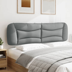 Headboard Cushion Light Grey Fabric (100% polyester)