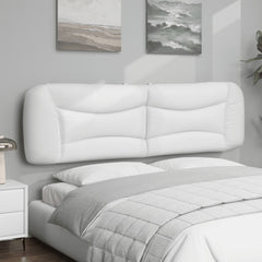Headboard Cushion White Faux leather, PP fiber 76 in width
