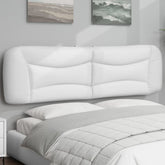 Headboard Cushion White Faux leather, PP fiber 76 in width