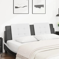 Headboard Cushion White and Black