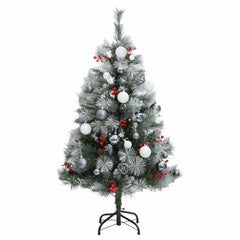 Artificial Hinged Christmas Tree 150 LEDs & Ball Set 47.2
