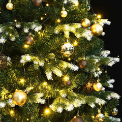 Artificial Hinged Christmas Tree 300 LEDs & Ball Set 70.9