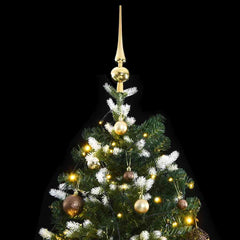 Artificial Hinged Christmas Tree 300 LEDs & Ball Set 70.9
