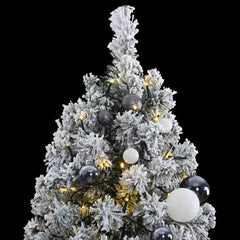 Artificial Hinged Christmas Tree Green PVC Medium