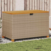 Garden Storage Box Beige and brown