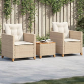 Bistro Set Beige, Cream White