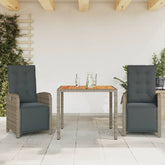 Bistro Set Gray