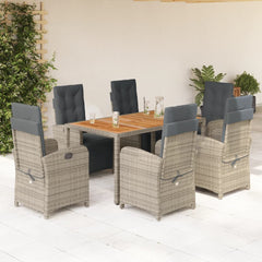 Garden Dining Set Grey