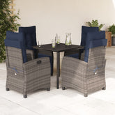 Garden Dining Set Grey