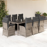 Garden Dining Set Grey