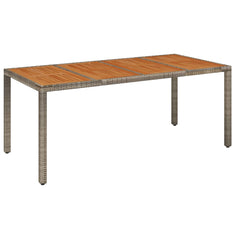 Garden Dining Set Grey