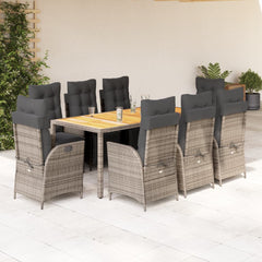 Garden Dining Set Grey