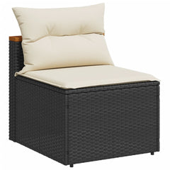 Garden Sofa Set Black, brown, cream white