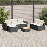 Garden Sofa Set Black, brown, cream white