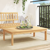 Garden Table Natural Wood Solid Acacia Wood Standard Durable