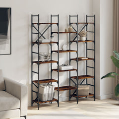 Bookshelf Smoked oak Engineered wood Large Bookshelf