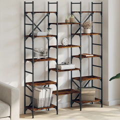Bookshelf Smoked oak Engineered wood Large Bookshelf
