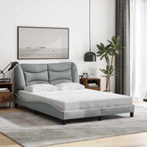 Bed Frame Light Gray