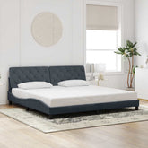 Bed Frame Dark Grey