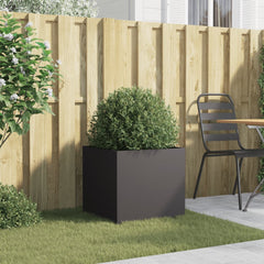Planter Black Cold-rolled steel Medium Decorative Inlays