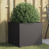 Planter Black Cold-rolled steel Medium Decorative Inlays