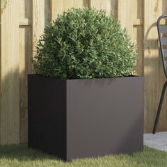 Planter Black Cold-rolled steel Medium Decorative Inlays