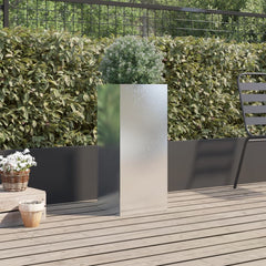 Planter Silver Stainless Steel Medium Decorative Inlays Planter