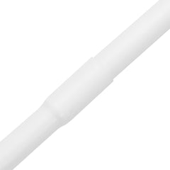 White 0.63in PVC cable trunking, 32.8ft cord concealer with linkable sections.