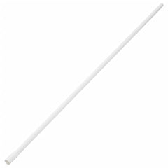 White 0.63in PVC cable trunking with clips, 98.4ft length.