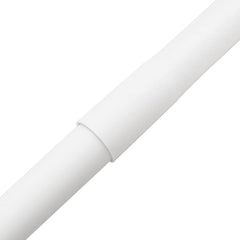 Pack of 10 white PVC cable trunking sections, each 0.79 inches wide and 3.3 feet long.