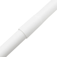White PVC cable trunking, 0.79 inches wide and 98.4 feet long.