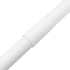 White 1-inch PVC cable trunking, 32.8 feet total, for concealing wall cords.