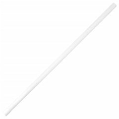 White 1-inch PVC cable trunking with clips, 32.8 feet long.