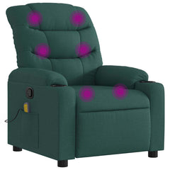 Massage Recliner Chair Dark green