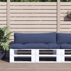 Pallet Cushion Set of 2 Navy Blue Oxford fabric (100% polyester)