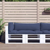 Pallet Cushion Set of 3 Navy Blue 100% polyester (Oxford fabric)