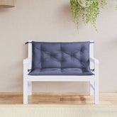 Garden Bench Cushion Set of 2 Navy blue