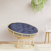 Round Cushion Navy Blue Ø 39.4x4.3 Oxford Fabric
