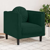Sofa Chair Dark green Velvet, plywood, solid wood Standard