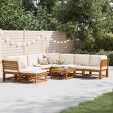 Garden Lounge Set Cream white, Oil finish